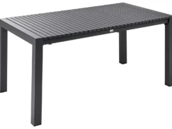 Havebord med udtræk ARDESIO 160/220 cm 90 cm Metal Mørkegrå