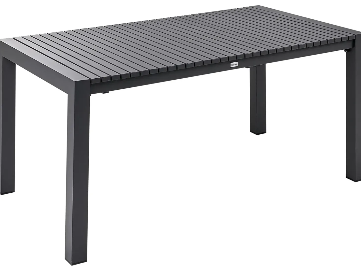 Havebord med udtræk ARDESIO 160/220 cm 90 cm Metal Mørkegrå