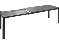 Havebord med udtræk ARDESIO 160/220 cm 90 cm Metal Mørkegrå