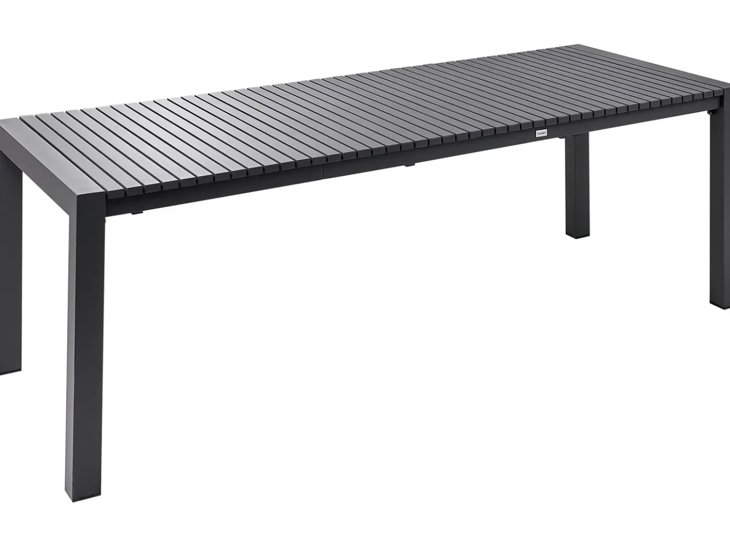 Havebord med udtræk ARDESIO 160/220 cm 90 cm Metal Mørkegrå