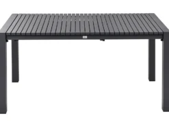 Havebord med udtræk ARDESIO 160/220 cm 90 cm Metal Mørkegrå