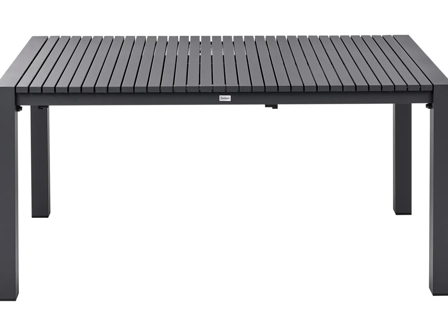 Havebord med udtræk ARDESIO 160/220 cm 90 cm Metal Mørkegrå