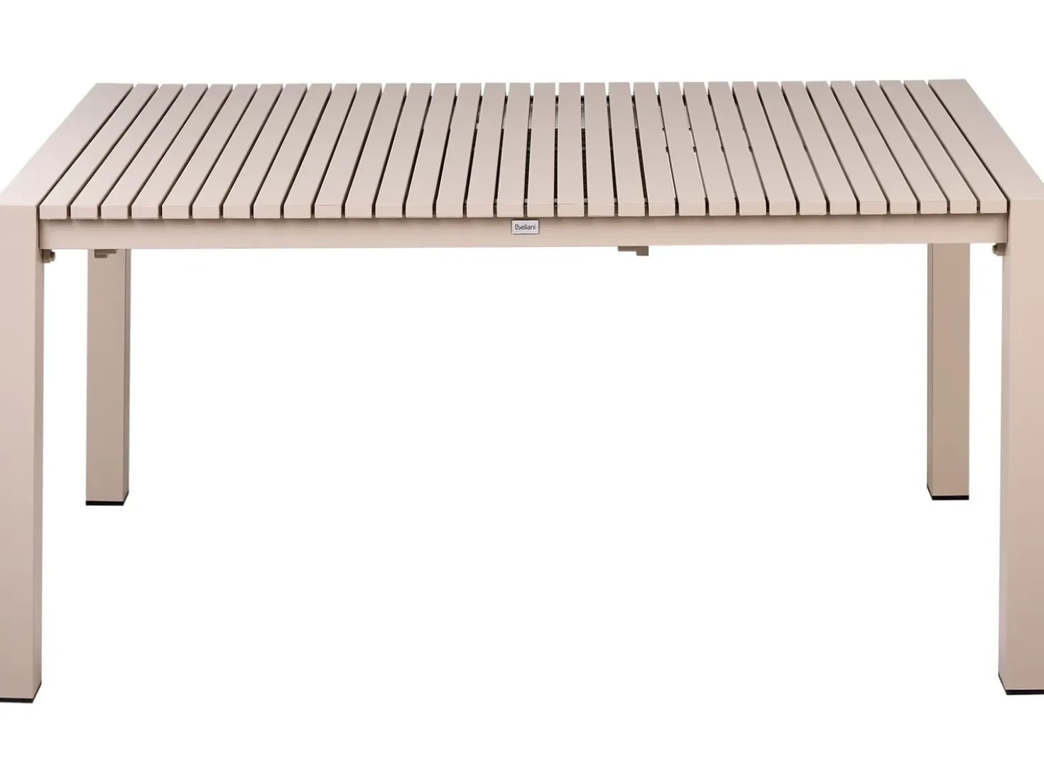 Havebord med udtræk ARDESIO 160/220 cm 90 cm Metal Sand Beige