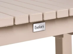 Havebord med udtræk ARDESIO 160/220 cm 90 cm Metal Sand Beige