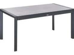 Havebord med udtræk BINASCO 160/220 cm 90 cm Sten effekt Grå