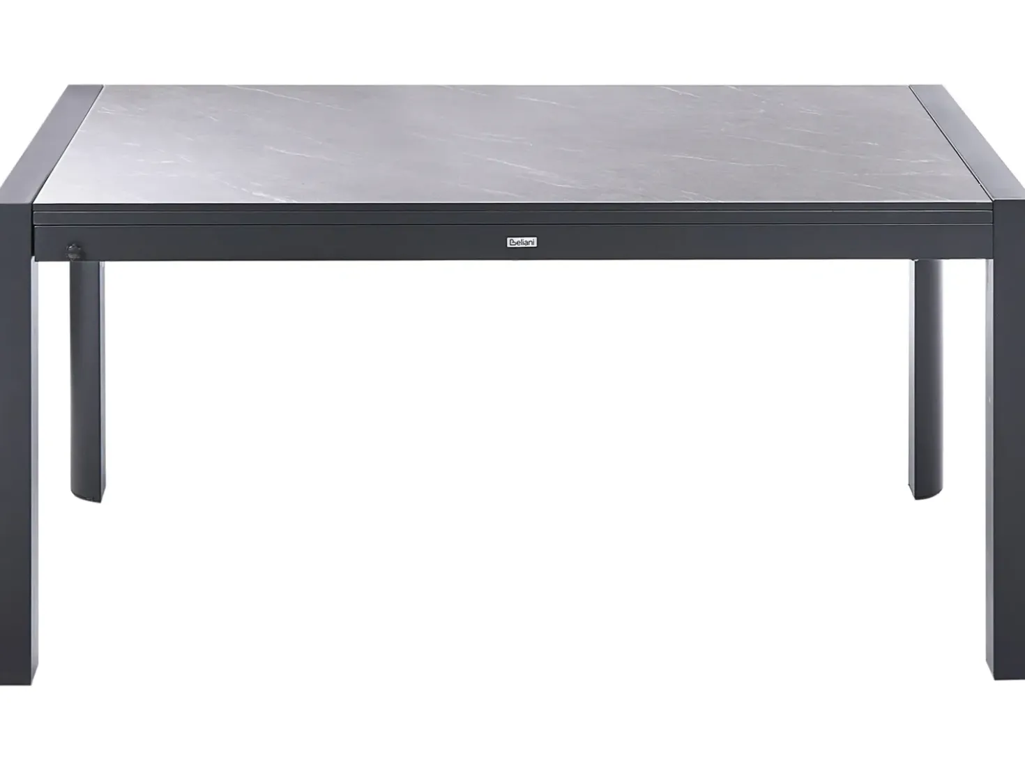 Havebord med udtræk BINASCO 160/220 cm 90 cm Sten effekt Grå