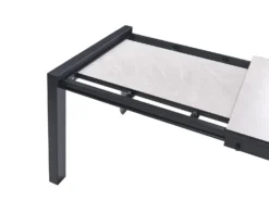 Havebord med udtræk BINASCO 160/220 cm 90 cm Beige