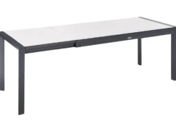 Havebord med udtræk BINASCO 160/220 cm 90 cm Beige