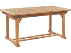 Havebord med udtræk JAVA 160/220 cm 90 cm Akacietræ Lysebrun
