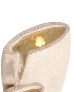 Havefontæne ARKLE LED Beige