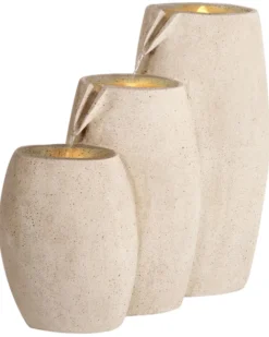 Havefontæne ARKLE LED Beige