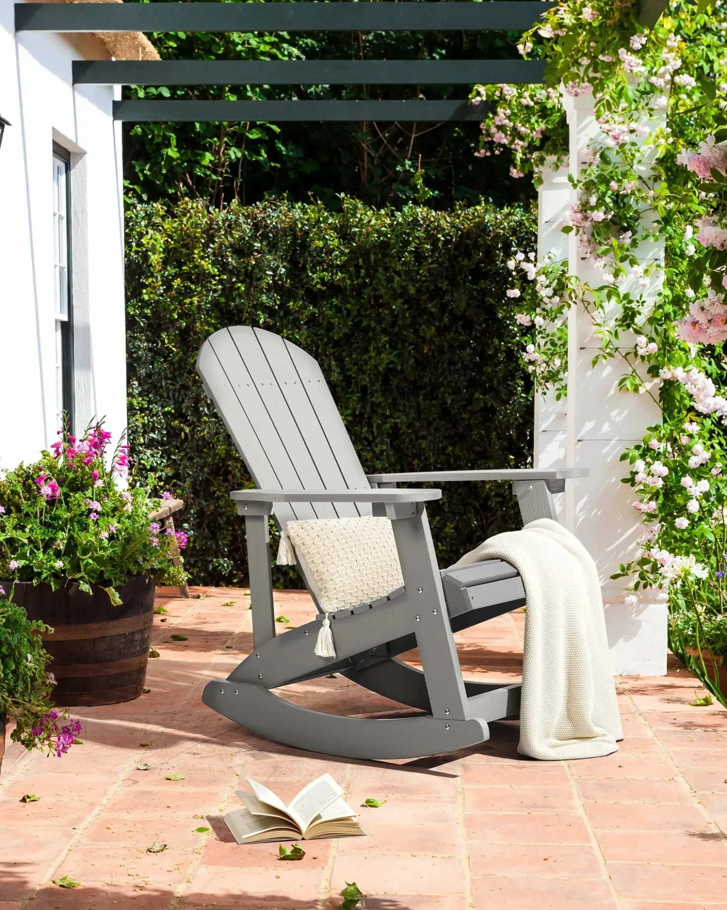 Havegyngestol ADIRONDACK Lysegrå