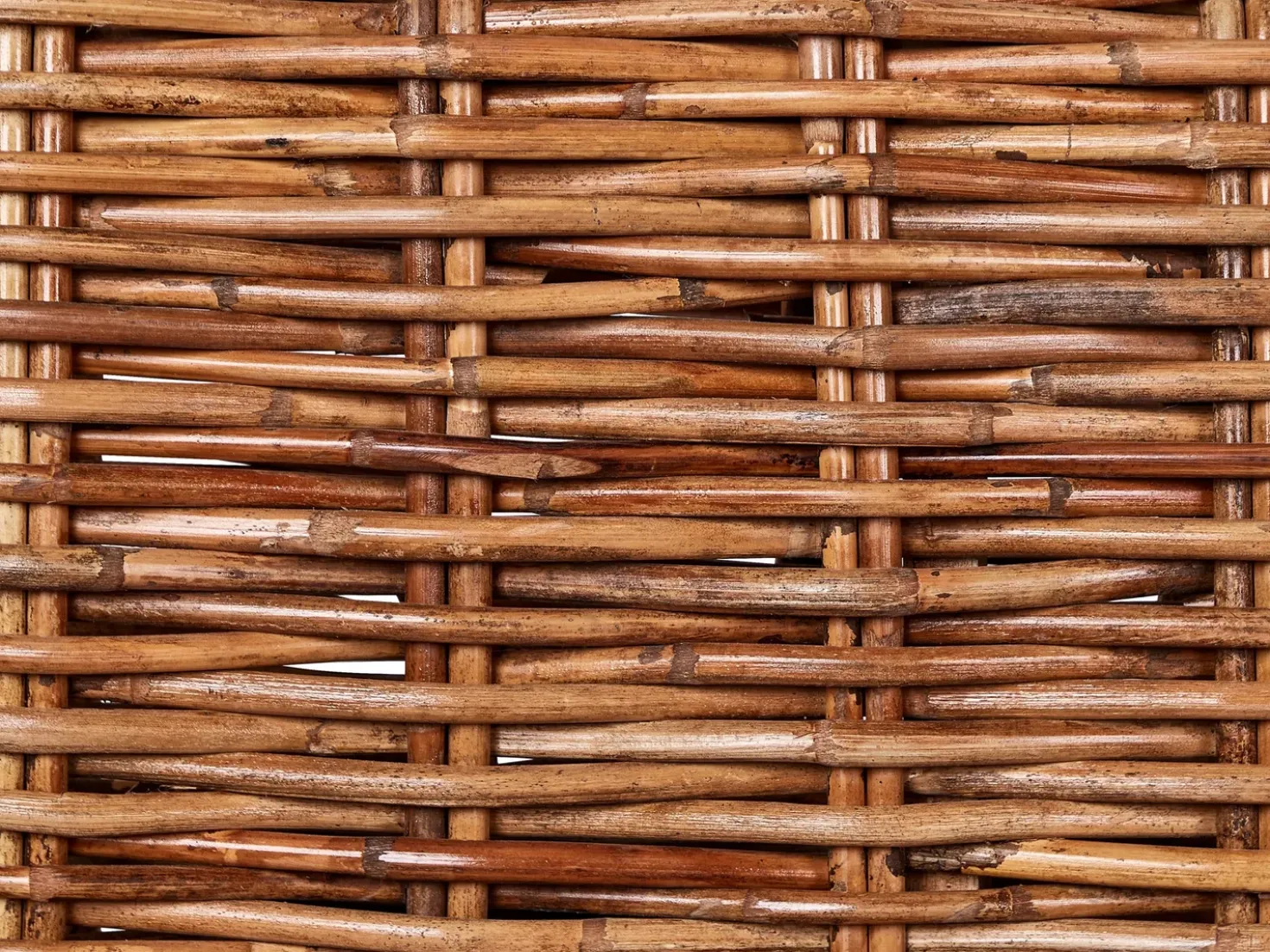 Have-hjørnesofa 3 personers BRIATICO Venstrevendt Rattan Naturlig