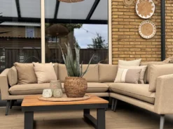 Have-hjørnesofa 5 personers LORETELLO Beige