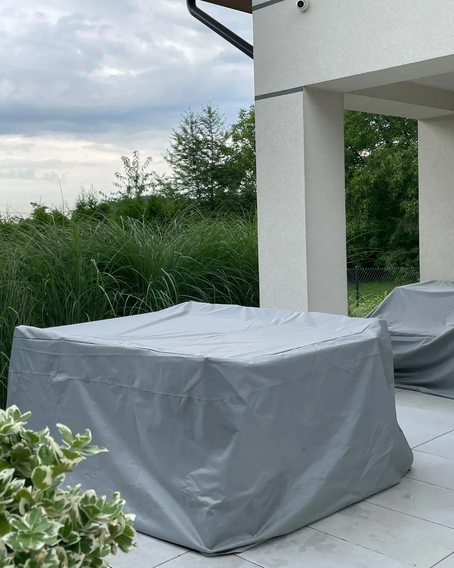 Havemøbelovertræk CHUVA 210 cm 150 cm 90 cm Grå