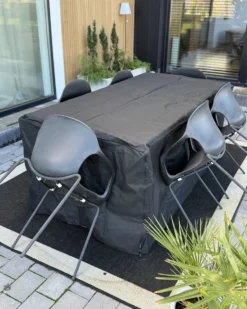 Havemøbelovertræk CHUVA 185 cm 105 cm 75 cm Sort