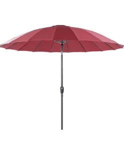 Haveparasol 255 cm BAIA Mørkerød