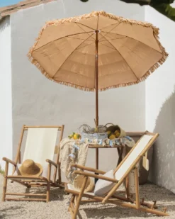 Haveparasol 175 cm CIVETTA Naturlig