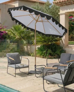 Haveparasol 270 cm ISOLOTTO Grå