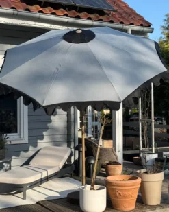 Haveparasol 270 cm ISOLOTTO Grå