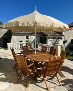 Haveparasol 245 cm MINOA Beige