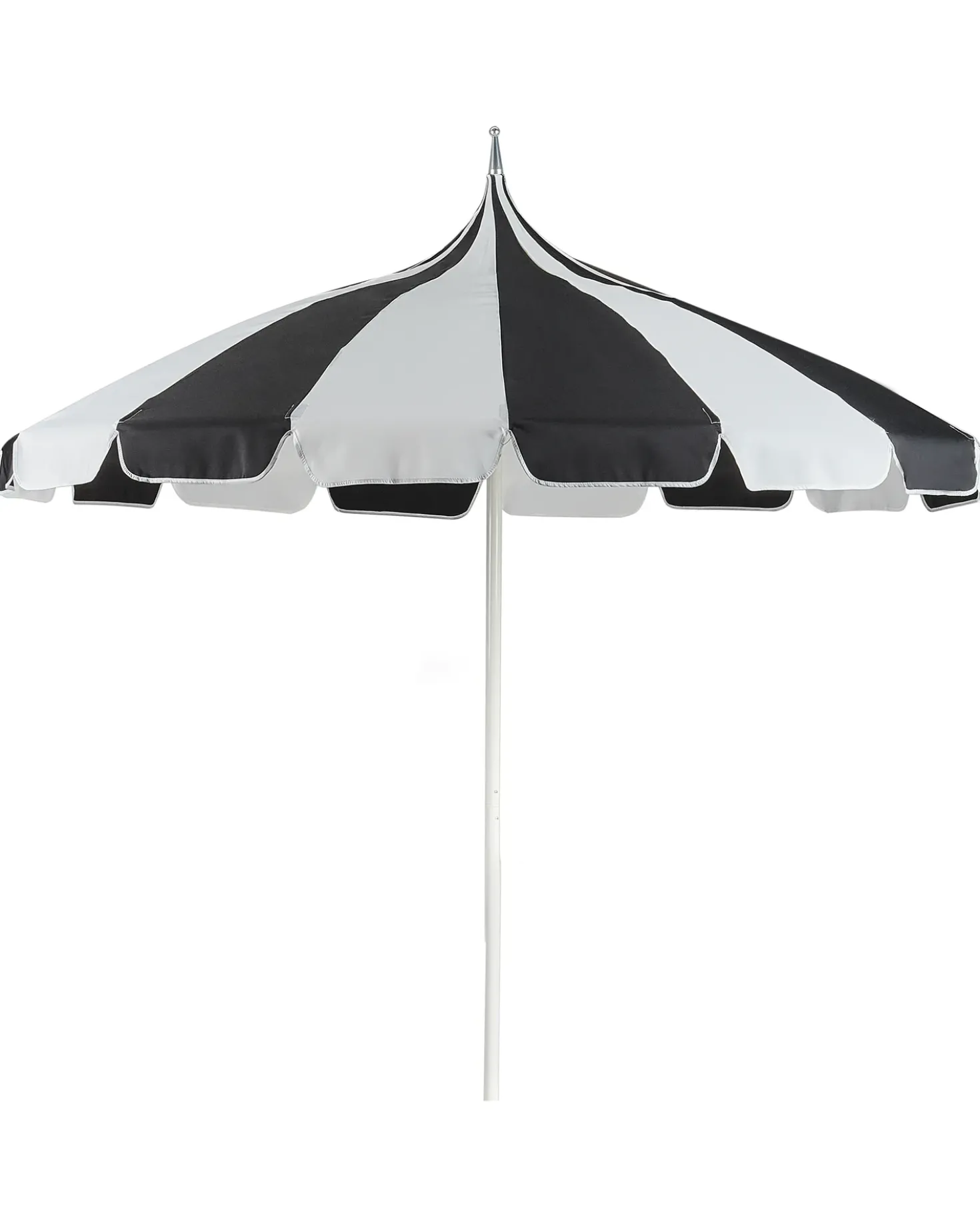 Haveparasol 245 cm MINOA Sort/hvid