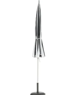 Haveparasol 245 cm MINOA Sort/hvid