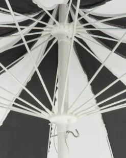 Haveparasol 245 cm MINOA Sort/hvid