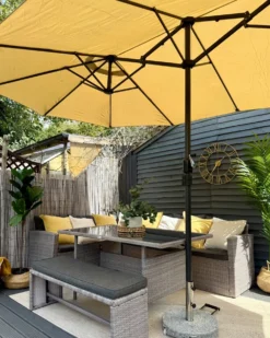 Haveparasol 460 cm SIBILLA Beige