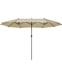 Haveparasol 460 cm SIBILLA Beige