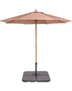 Haveparasol 270 cm TOSCANA Brun