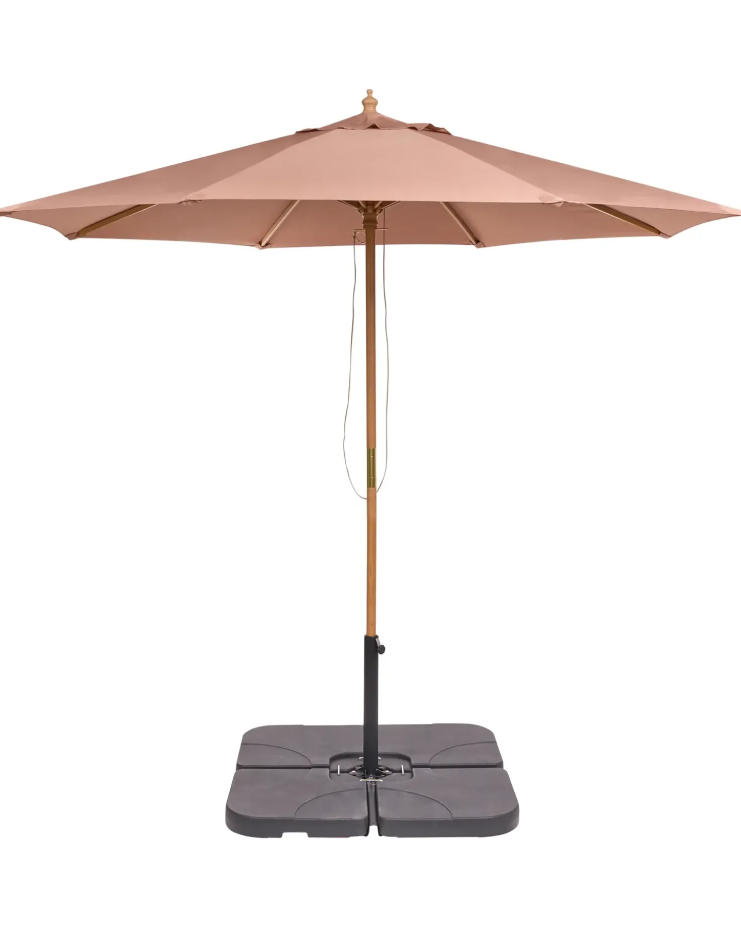Haveparasol 270 cm TOSCANA Brun