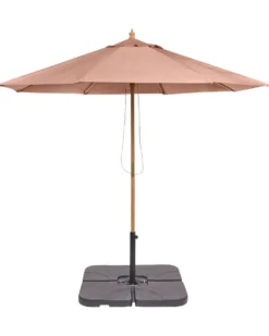 Haveparasol 270 cm TOSCANA Brun