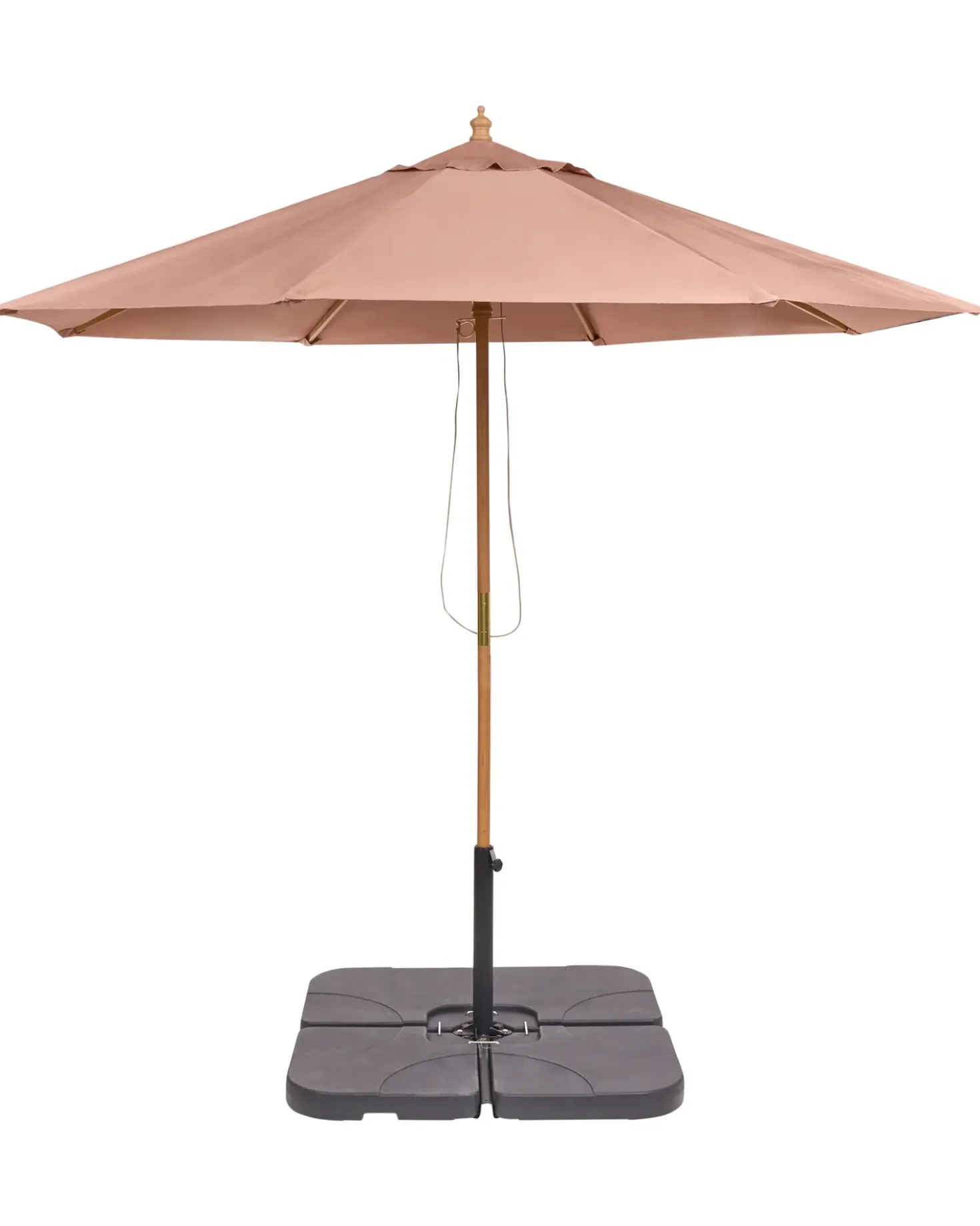 Haveparasol 270 cm TOSCANA Brun