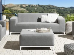 Havesofa 2 personers ROVIGO Grå