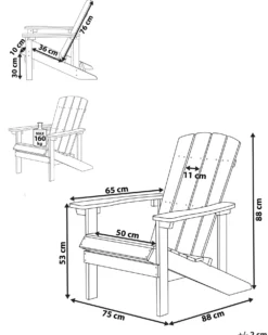 Havestol ADIRONDACK Lysegrøn