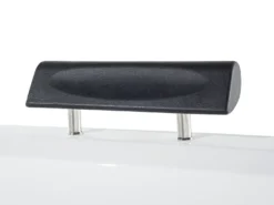 Hjørne-boblebad med LED MONTEGO 172 x 83 cm Hvid