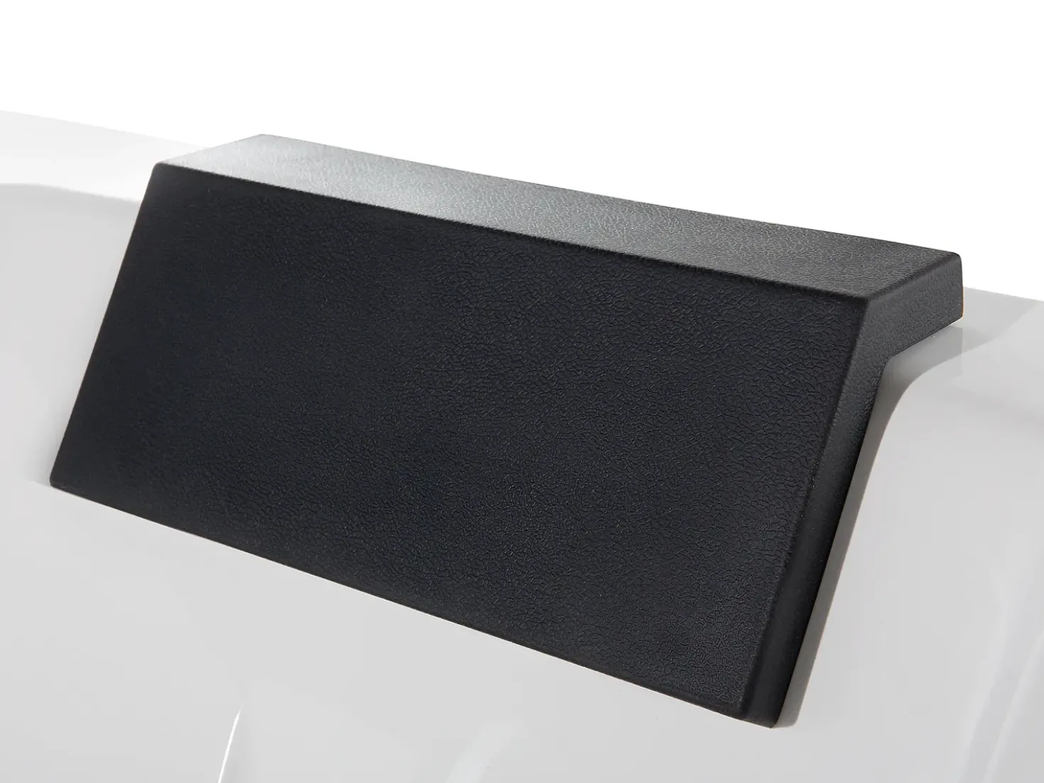 Hjørne-boblebad med LED SAMANA 174 x 79 cm Hvid