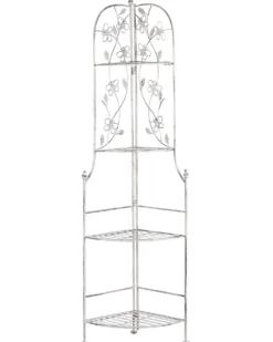 Hjørnereol BIELLA Metal 158 cm 35 cm Hvid