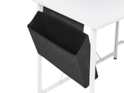 Hjørneskrivebord TACONY Hvid 180 cm 140 cm med opbevaring