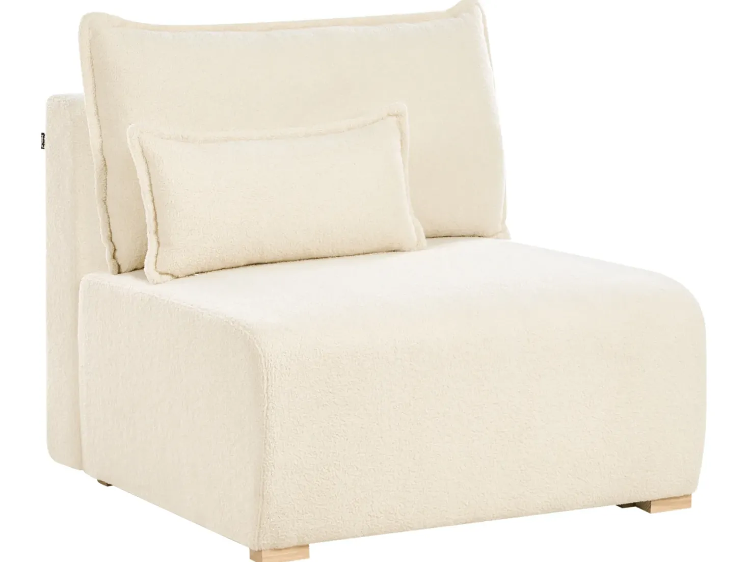 Hjørnesofa modul NERBO Boucle Cremehvid Venstrevendt