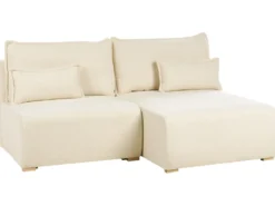 Hjørnesofa modul NERBO Boucle Cremehvid Venstrevendt