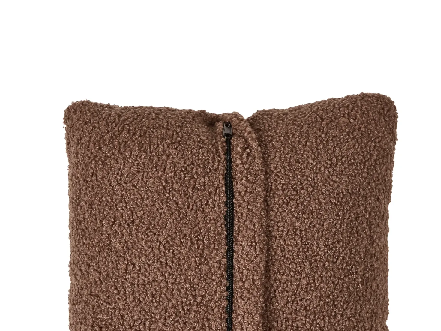 Hjørnesofa 3 personers FLAM Boucle Brun Venstrevendt