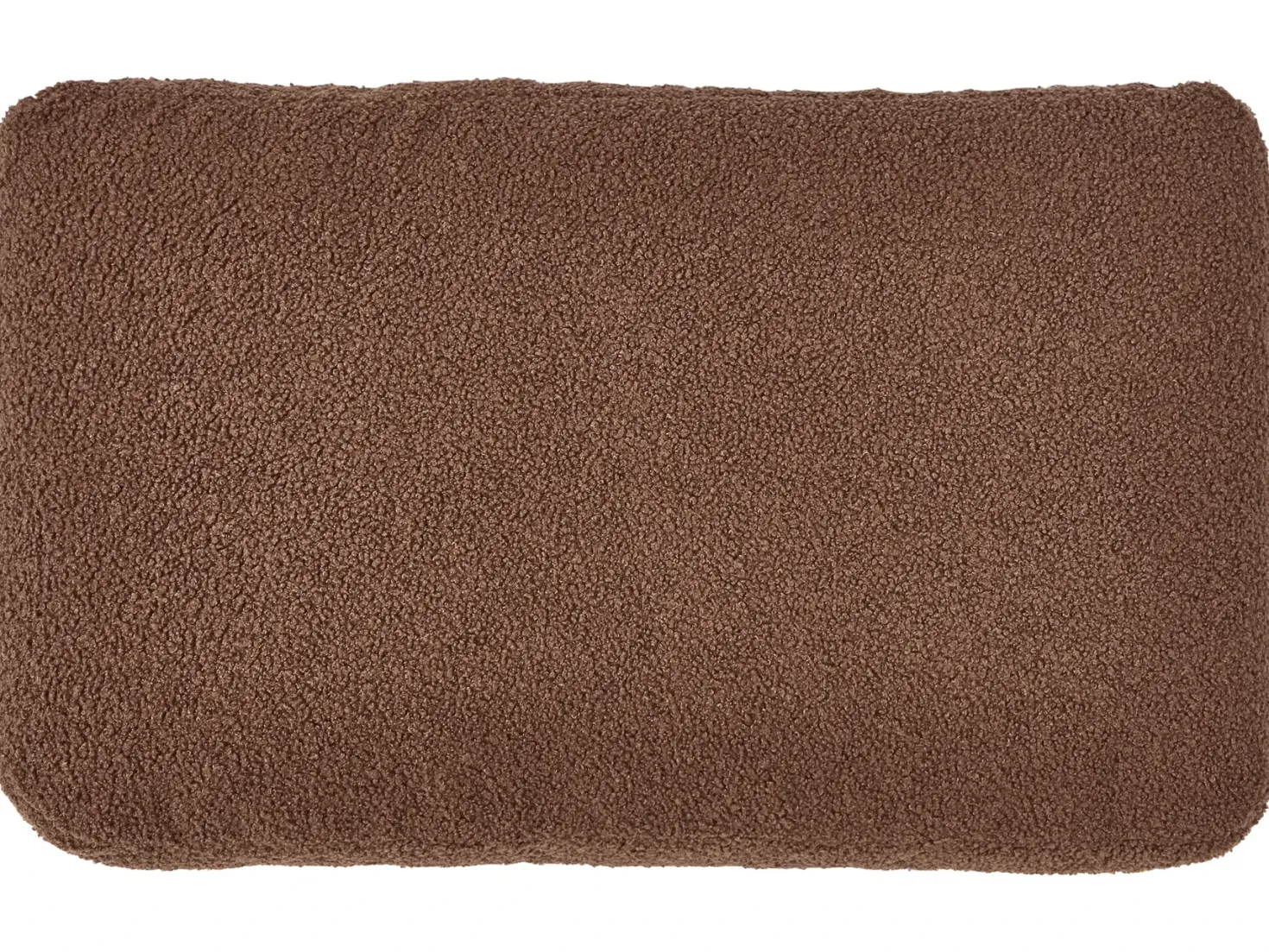 Hjørnesofa 3 personers FLAM Boucle Brun Venstrevendt
