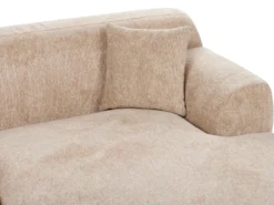 Hjørnesofa 3 personers HOLT Beige Venstrevendt
