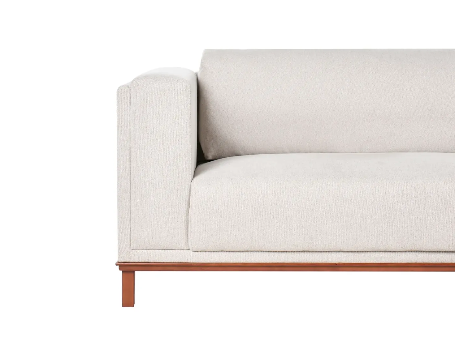 Hjørnesofa 4 personers VENG Lys Beige Venstrevendt