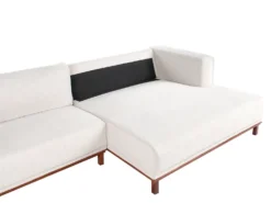 Hjørnesofa 4 personers VENG Lys Beige Venstrevendt