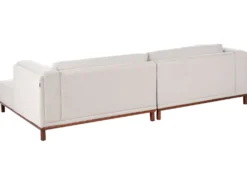 Hjørnesofa 4 personers VENG Lys Beige Venstrevendt