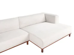 Hjørnesofa 4 personers VENG Lys Beige Venstrevendt