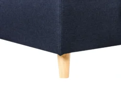 Hjørnesovesofa 4 personers FLAKK Navy Blå med opbevaring Venstrevendt